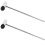 6Stk Robuster Marshmallow Scooper Silber 3