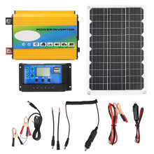 Kit de panouri solare monocristaline de înaltă eficiență, kit de panouri solare portabile pentru camping, picnic, rulote, rezervă de acasă,