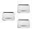3Stk Backform Grillblech Für Toasterofen Silber Robust 9