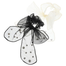 4Stk Große Netz Schleifen Scrunchies Elastisch Haarbänder Für Damen