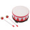 2Sets Rood Kind Snaredrum Set Educatief Percussie Speelgoed 1
