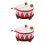 2Sets Rood Kind Snaredrum Set Educatief Percussie Speelgoed 7