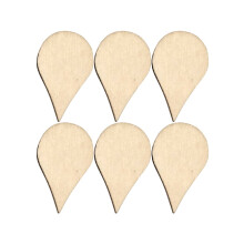 200Stk Holzscheiben Holz Für Scrapbooking Und Beige