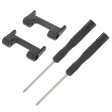 4Stk Uhrenband Verbinder Metall Ersatzadapter Schwarz Für Armbanduhr