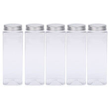 5St Heldere Pet Sappenfles Met Zwarte En Stevige Grip