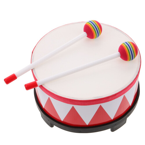 2Sets Rood Kind Snaredrum Set Educatief Percussie Speelgoed 1