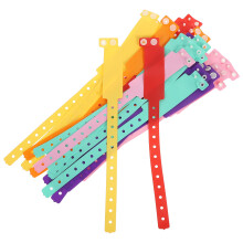 5Stk PVC-Wristbands Für Events Handbeschriftbar Und Komfortabel