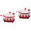 2Sets Rood Kind Snaredrum Set Educatief Percussie Speelgoed 6