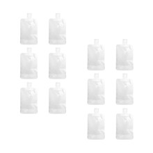 24Stk Squeezable Taschen Weiß Robust Für Lotion & Shampoo