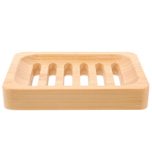 3Stk Natürliche Bambus Seifenablage Beige Für & Waschbecken