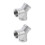 2Stk Dreifach Rohrverbinder Y-Adapter 9