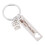 2Stk Key Ring Silber Hauswarm Geschenk Schlüsselanhänger 1