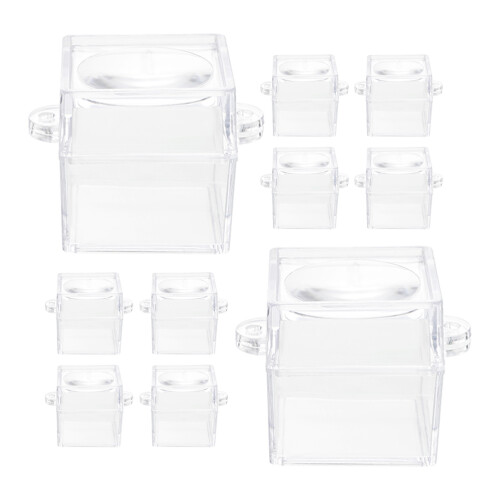 36Stk Robuste Insektenbox Aus ABS Mit Lupe Transparenter Farbe 1