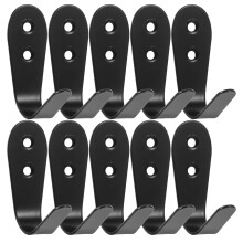 48Stk Robuste Schwarze Wandhaken Aus Für Haushalt Und