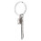 2Stk Key Ring Silber Hauswarm Geschenk Schlüsselanhänger 11
