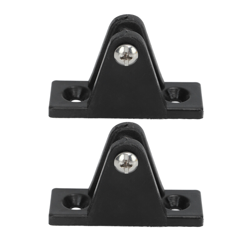 Boat Bimini Top Fittings Marine Grade Nylon Corrosion Resistant Hardware Set With Screws Flat Mount Easy To Use For Saltwater Environment 9405630462760