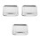 3Stk Backform Grillblech Für Toasterofen Silber Robust 4