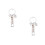 2Stk Key Ring Silber Hauswarm Geschenk Schlüsselanhänger 9