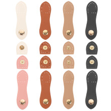 8Sets PU Leren Snapgespen Voor Tas, Diverse Kleuren, Stevige Sluiting
