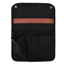 Acessório leve e prático para cadeiras, bolsa de armazenamento multifuncional para apoio de braço, ideal para pendurar em cadeiras de camping e