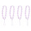 4Stk Schmetterlinge Handy-Lanyard Mit Perlen Strap 4