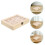 6Ud De Madera Sin Pintar Beige Con 10 Compartimentos Para 9