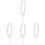 4Stk Schmetterlinge Handy-Lanyard Mit Perlen Strap 2