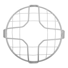 3Ud Protector Faro Plata Retro Universal Con Malla Metálica