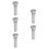 5Ud Repuestos De Tornillo Para Horizontal Metal Duradero Plata 8
