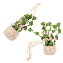 4Pièces Charms Suspendus Crochetés Multicolores Pour Intérieur