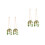 4Pièces Charms Suspendus Crochetés Multicolores Pour Intérieur 4