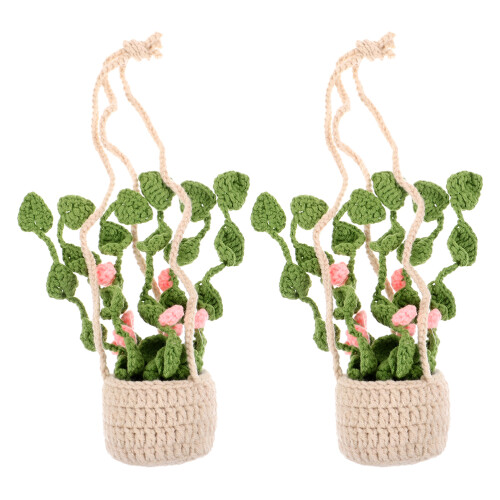 4Pièces Charms Suspendus Crochetés Multicolores Pour Intérieur 1
