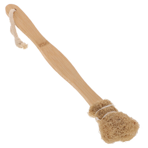 5Ud Cepillos Para Y Tazas Con Mango De Madera Y Loofah 1
