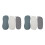 6Pièces Lingettes Bave Bambou Confortables Colorées 4
