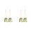 4Pièces Charms Suspendus Crochetés Multicolores Pour Intérieur 9