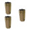 3Ud Bolsa Caqui De Nylon Para Botella Con Desmontable 5