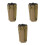 3Ud Bolsa Caqui De Nylon Para Botella Con Desmontable 10