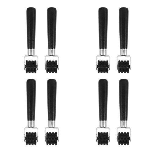 8Stk Geräuschisolierung Roller Auto Handroller Set Schwarz Materialmix 2