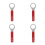 4Pcs Stainless Steel Auto Filter Wrench with Ergonomic Plastic Grip 4