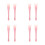 8Pièces Pinceaux Silicone Rose Brosse Pour Double Embout 9