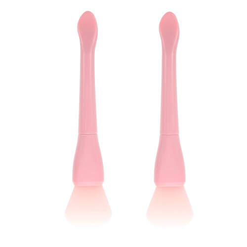 8Pièces Pinceaux Silicone Rose Brosse Pour Double Embout 1