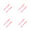 8Pièces Pinceaux Silicone Rose Brosse Pour Double Embout 7