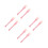 8Pièces Pinceaux Silicone Rose Brosse Pour Double Embout 4