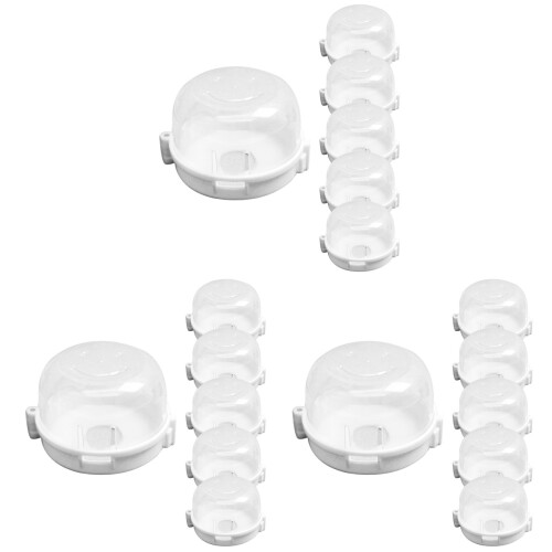 18Pcs Childproof Gas Stove Knob Covers Durable Pc Material Kitchen Use 1