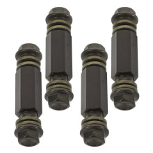 12Ud Accesorio Conector Hidráulico Negro