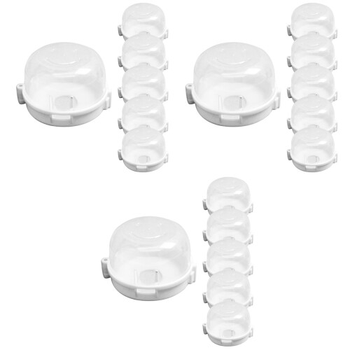 18Pcs Childproof Gas Stove Knob Covers Durable Pc Material Kitchen Use 2