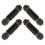 12Ud Accesorio Conector Hidráulico Negro 3