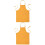 2Pz Grembiule A Bib Impermeabile Per Ristorante Con Tasca 5