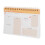 4Pz Agenda Spirale Arancione Programmazione Efficace Per Casa E Studio 1
