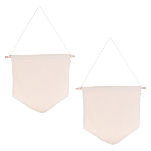4Pz Telo Appendibile Beige in Cotone Legno Per E Progetti DIY 1